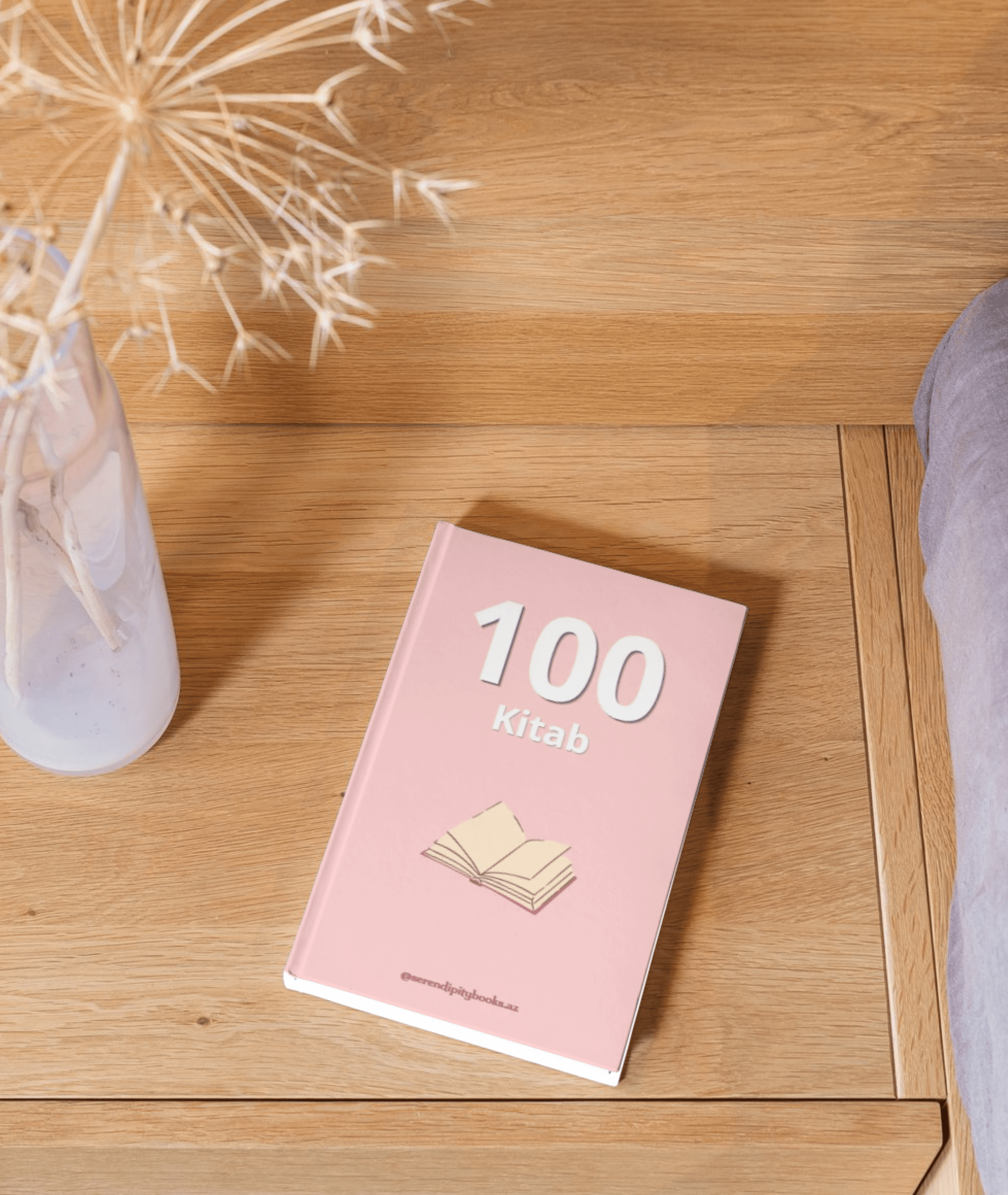100 kitab jurnalı (çəhrayı)