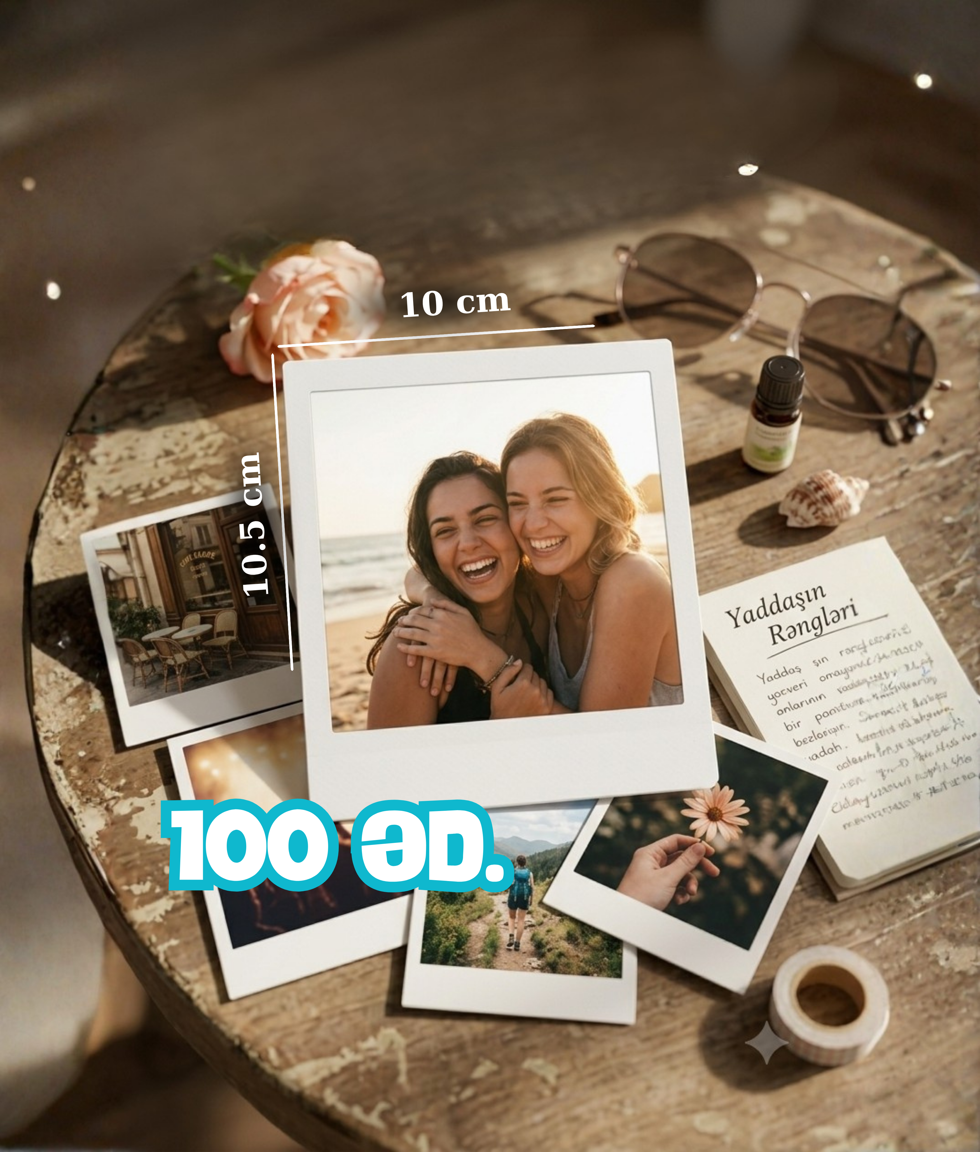 Poloroid 10.5x10 (100 əd)