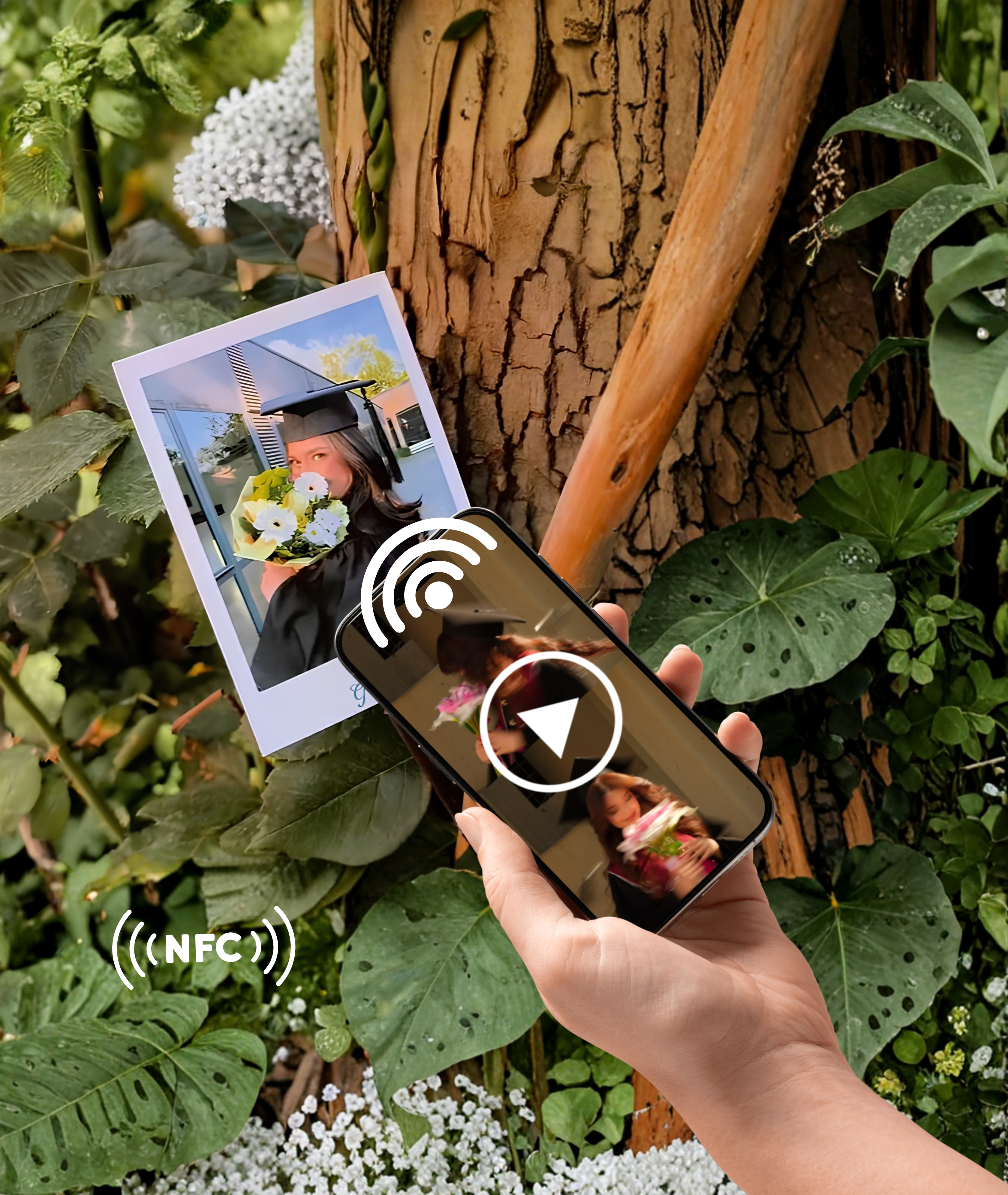 NFC poloroid