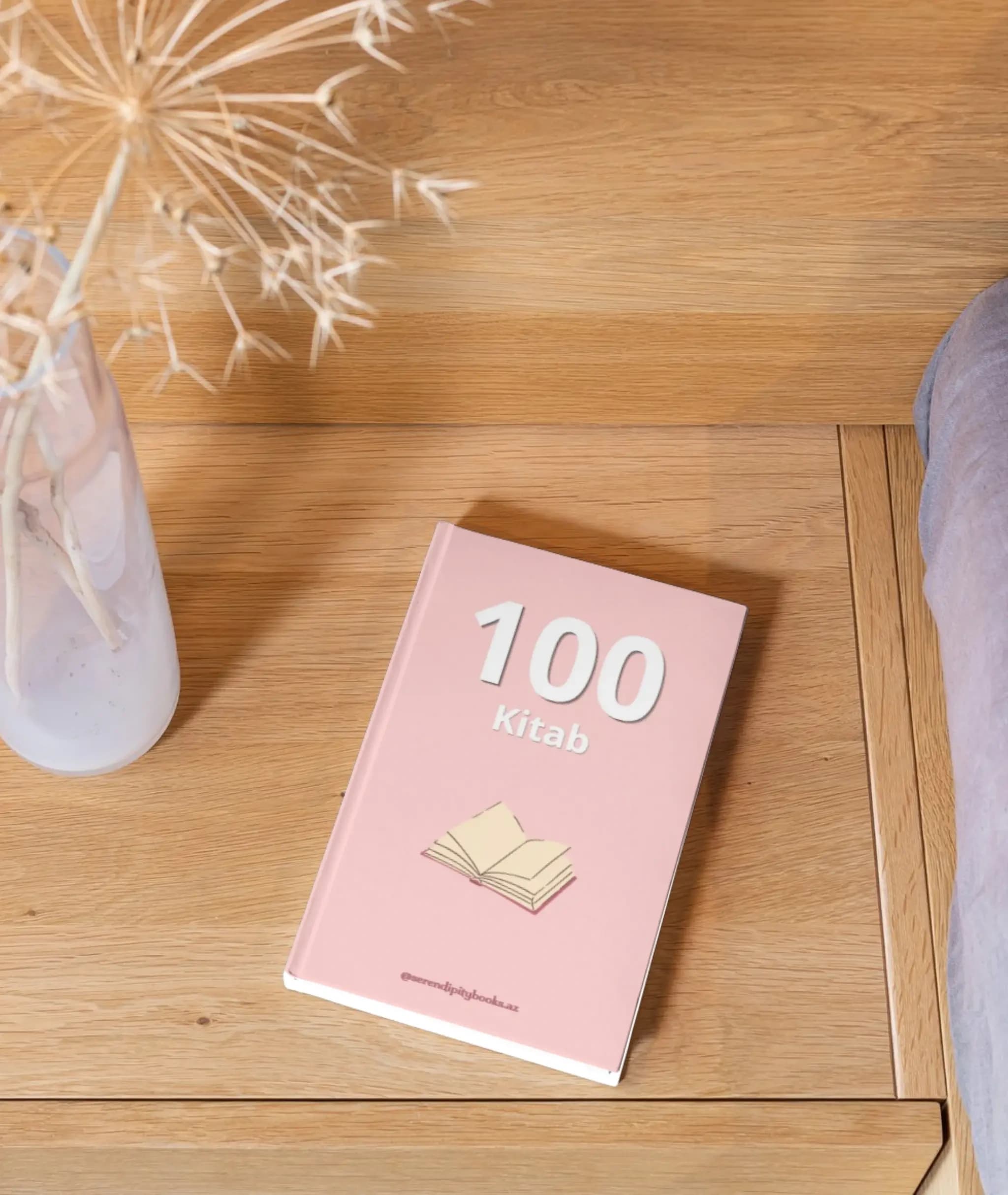 100 kitab jurnalı (çəhrayı)